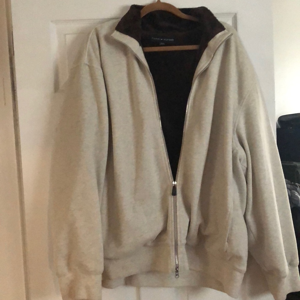 Heavy weight fur lined zip up